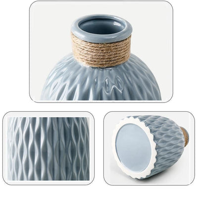 Ceramic Vase with Texture - Lily & Eden