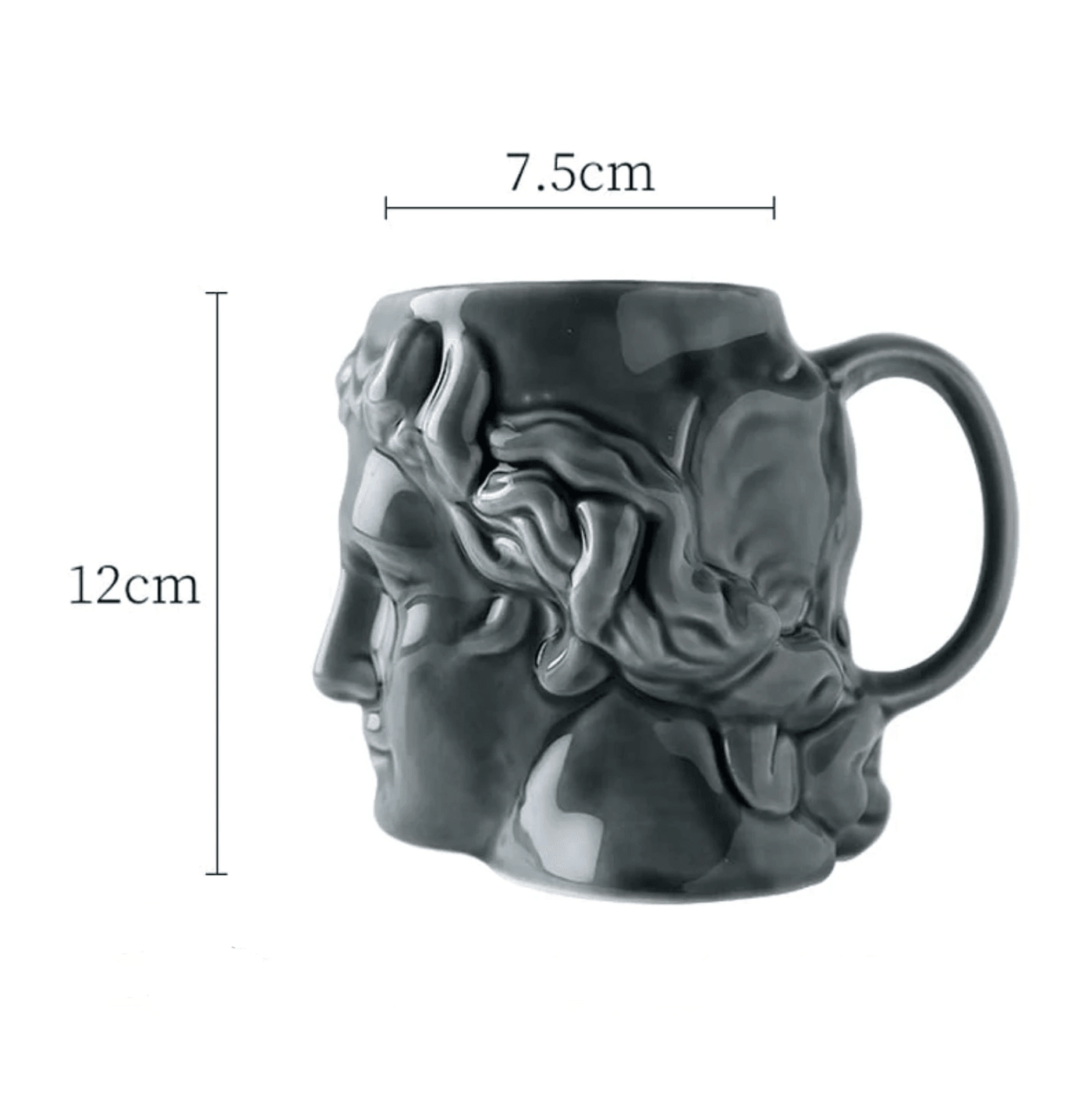 David's Skull Ceramic Porcelain Cup - Lily & Eden