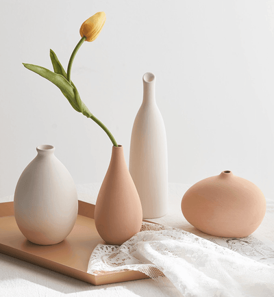 Shades of Neutral Ceramic Vases Willow | Lily & Eden