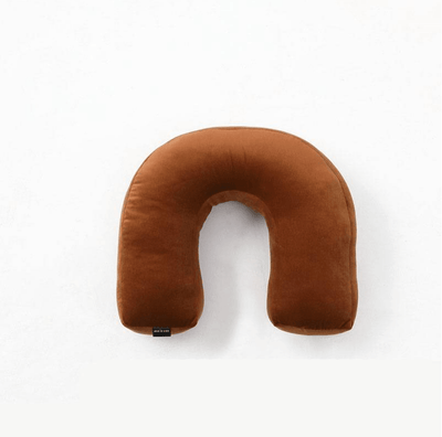 Velvety Retro Shapes Pillow U / Sienna | Lily & Eden