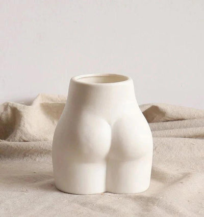 Sleek Ceramic Human Shape Vases - Lily & Eden