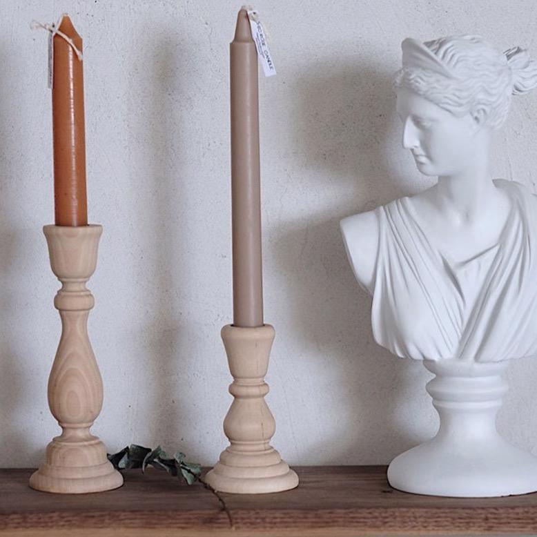 Timeless Wood Taper Candle Stands - Lily & Eden