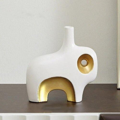 Gold Abstract Vases - Lily & Eden