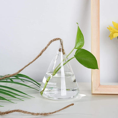 3-Piece Glass Hanging Terrarium Vases - Lily & Eden