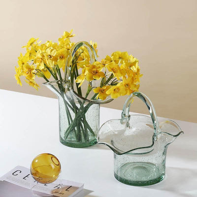 Bag & Basket Glass Vase - Lily & Eden
