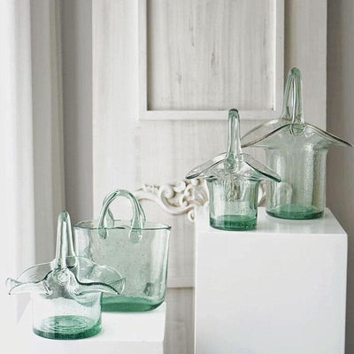 Bag & Basket Glass Vase - Lily & Eden