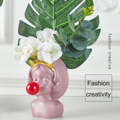 Bubbly Babe Bust Planter Vase - Lily & Eden