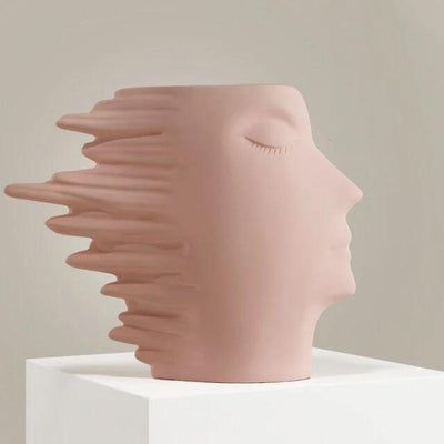 Faces in the Wind Vase MistyRose | Lily & Eden