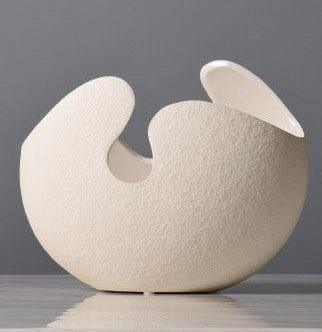 Hani White Broken Egg Vases - Lily & Eden