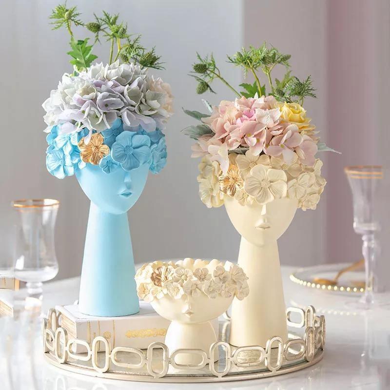 Vibrant Floral Tiara Container - Lily & Eden