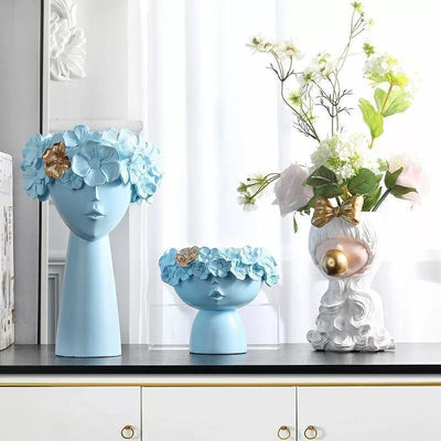 Vibrant Floral Tiara Container - Lily & Eden