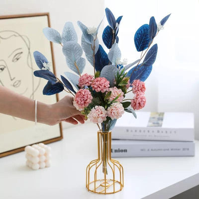 Vase with Test Tube and Iron Stand - Lily & Eden