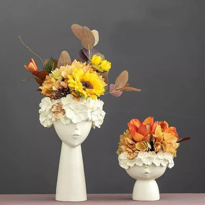 Vibrant Floral Tiara Container - Lily & Eden