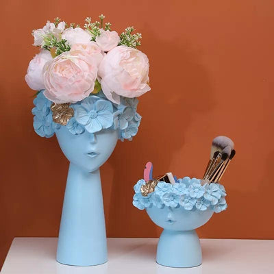 Vibrant Floral Tiara Container - Lily & Eden