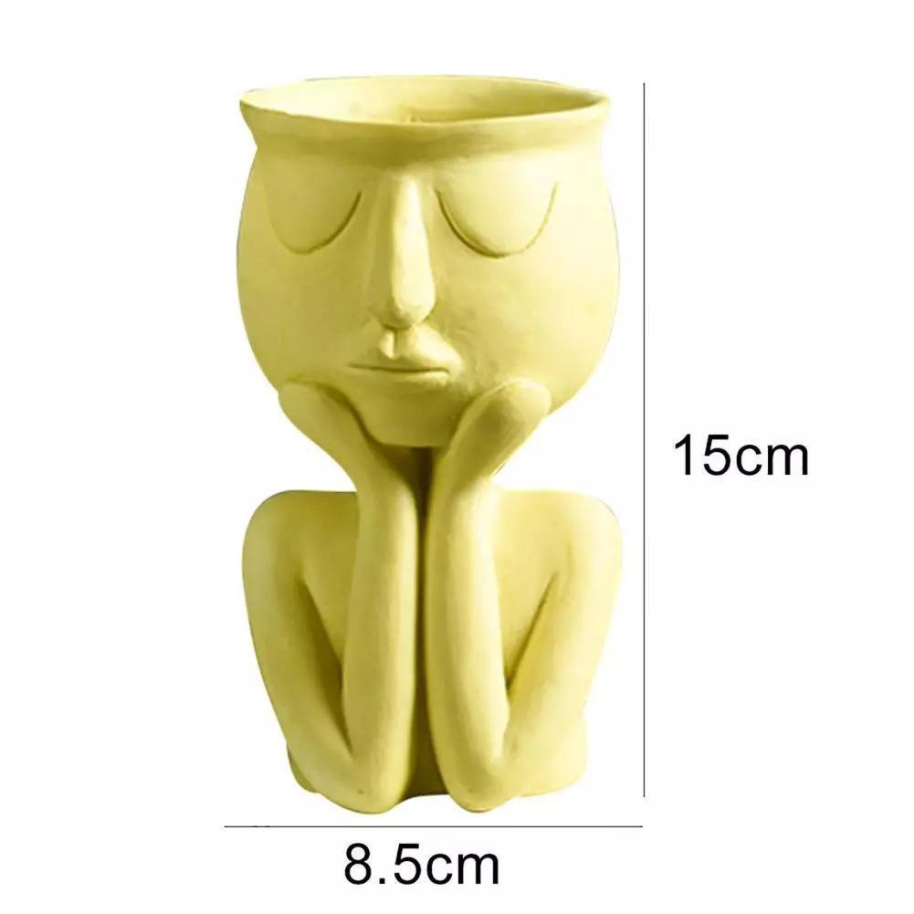 Ceramic Cupping Face Planter - Lily & Eden