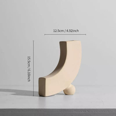 Hygge Contemporary Ceramic Vase - Lily & Eden