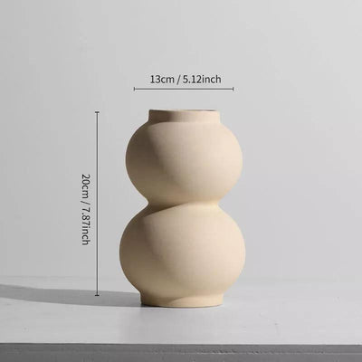 Hygge Contemporary Ceramic Vase - Lily & Eden