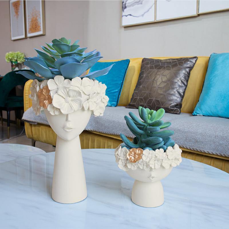 Vibrant Floral Tiara Container - Lily & Eden