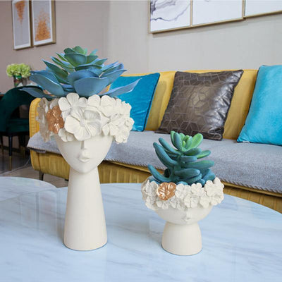 Vibrant Floral Tiara Container - Lily & Eden