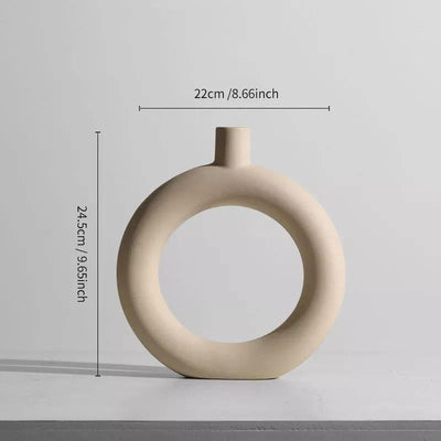 Hygge Contemporary Ceramic Vase - Lily & Eden