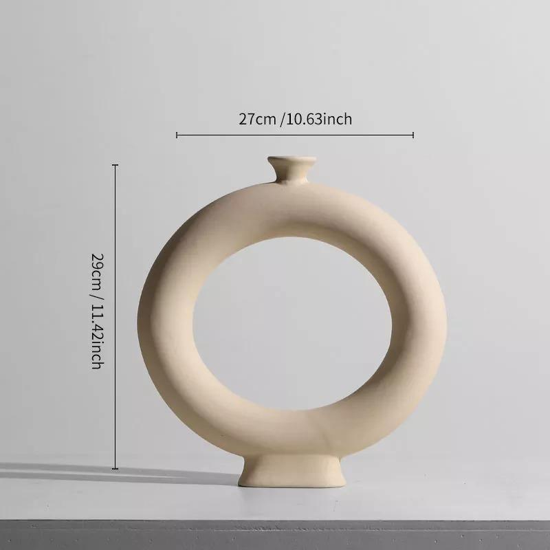 Hygge Contemporary Ceramic Vase - Lily & Eden
