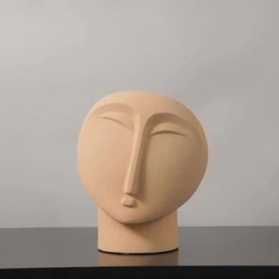Landon Abstract Face Vases Small BurlyWood | Lily & Eden