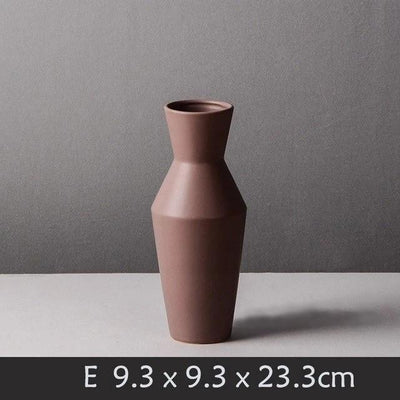 Contemporary Matte Designer Vases - Lily & Eden