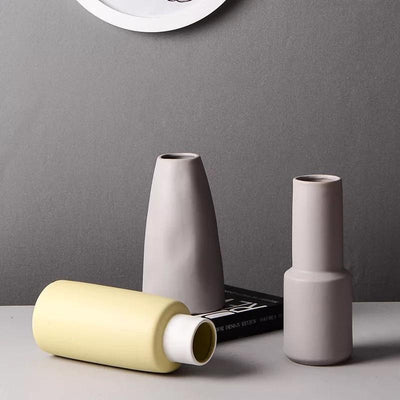 Contemporary Matte Designer Vases - Lily & Eden