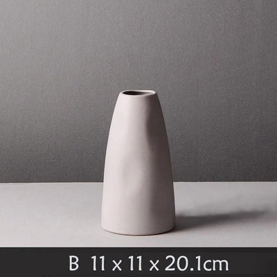 Contemporary Matte Designer Vases - Lily & Eden
