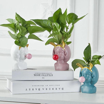 Bubbly Babe Bust Planter Vase - Lily & Eden