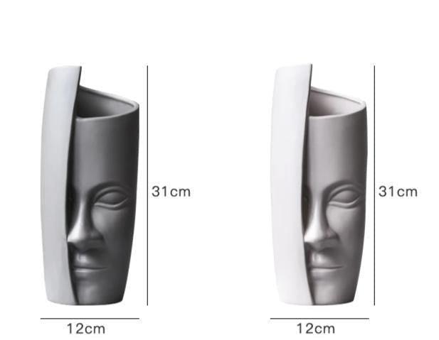 Artistic Face Vase - Lily & Eden