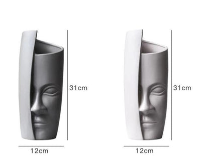 Artistic Face Vase - Lily & Eden