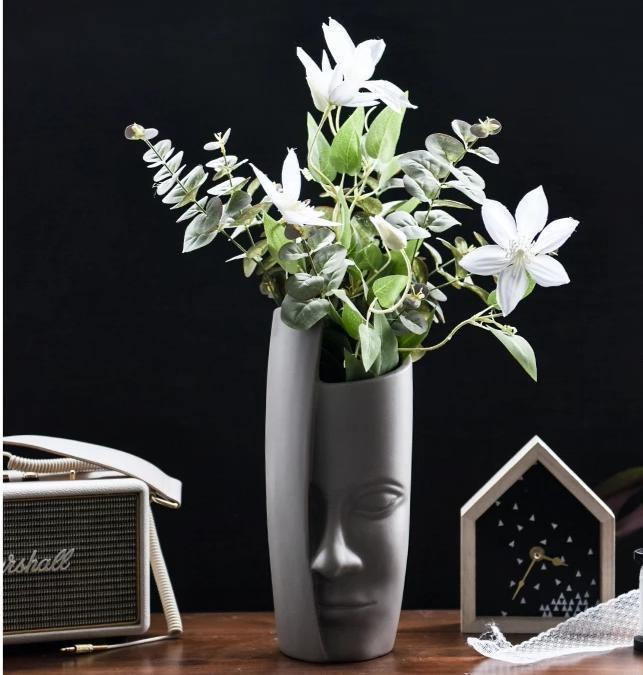 Artistic Face Vase - Lily & Eden