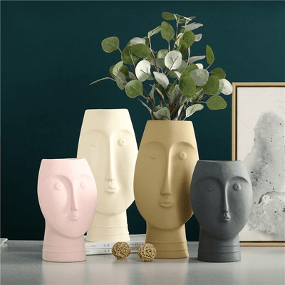 Face Off Ceramic Vases - Lily & Eden