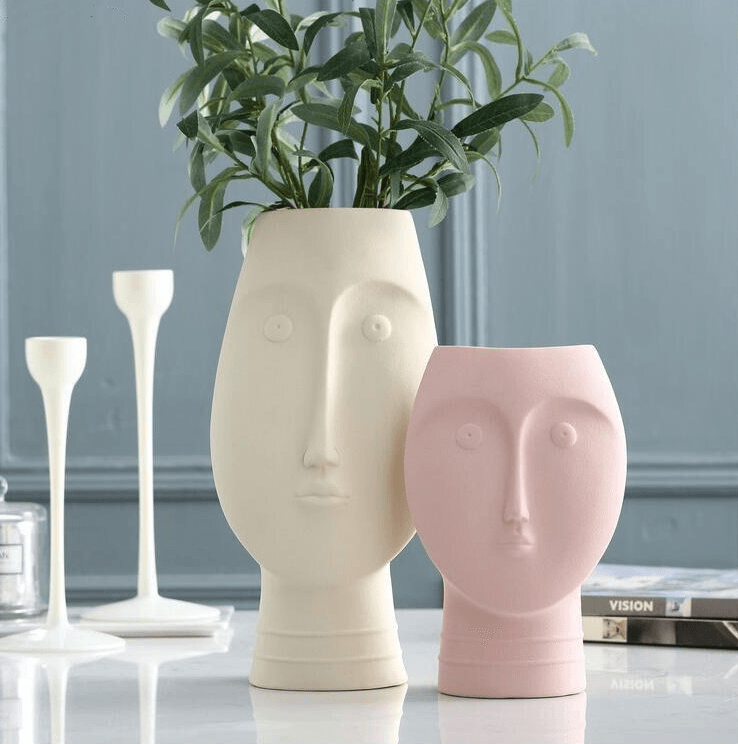 Face Off Ceramic Vases - Lily & Eden