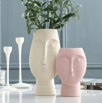 Face Off Ceramic Vases - Lily & Eden