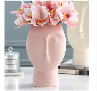 Face Off Ceramic Vases - Lily & Eden