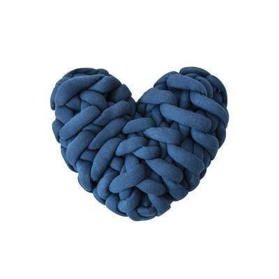Valentine Heart Chunky Twist Throw Pillow Cushion - Lily & Eden