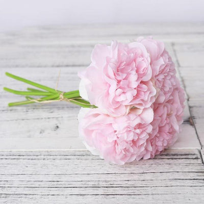 5-Pack Silk Faux Roses Artificial Flowers - Lily & Eden