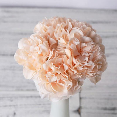 5-Pack Silk Faux Roses Artificial Flowers - Lily & Eden
