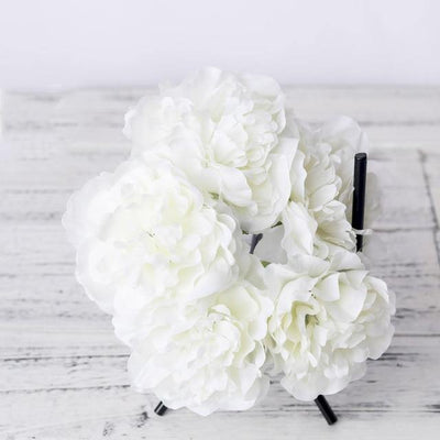 5-Pack Silk Faux Roses Artificial Flowers - Lily & Eden