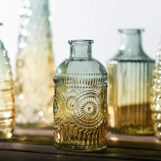 Gradient Glass Bottle Vases - Lily & Eden