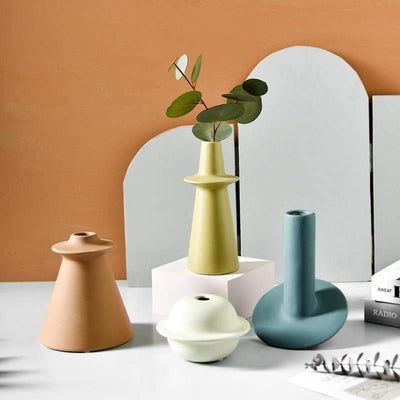 Astro Morandi Ceramic Vase Decorations - Lily & Eden