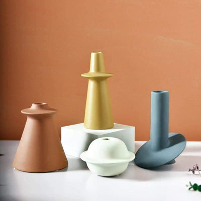 Astro Morandi Ceramic Vase Decorations - Lily & Eden