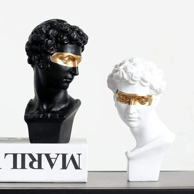 Florentine Gold Accent David Sculpture - Lily & Eden