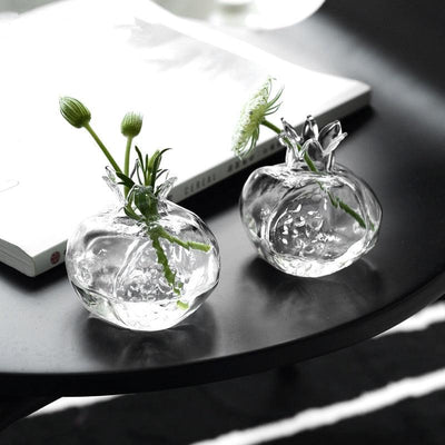 Pomegranate Glass Hydroponic Propagation Vase Small | Lily & Eden