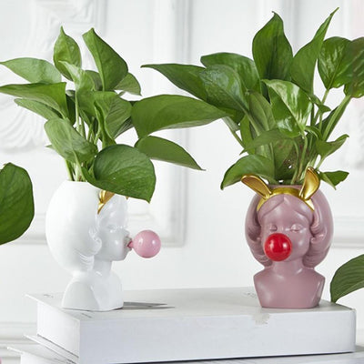 Bubbly Babe Bust Planter Vase - Lily & Eden