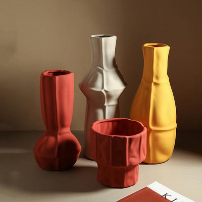 Alyx Textured Ceramic Vessels - Lily & Eden