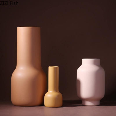 Cozy Berry Palette Clay Blossom Vase - Lily & Eden