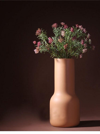 Cozy Berry Palette Clay Blossom Vase - Lily & Eden